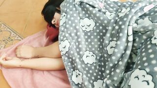Having Fun with blindfolded stepmother