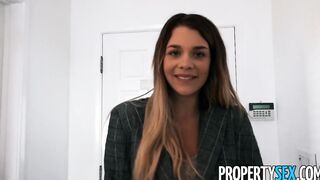 PropertySex Bombshell Real Estate Agent With Huge Boobs Bangs Client