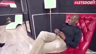 LETSDOEIT - (Katy Rose & Mike Chapman) Classy Czech Cutie Tries gigantic african cock