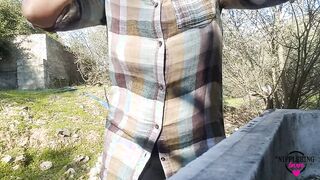 nippleringlover freaky MILF peeing compilation peeing public pierced vagina insane pierced nipples
