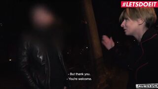 LETSDOEIT - Blonde German Hoe Samy Fox Picked Up For