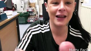 Fellatio at work inside the Office