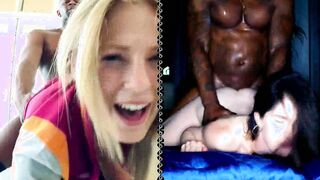 Brunettes vs Blondes - Splitscreen BBC Compilation