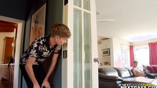 LJulian gets a firm grip on Ryan's cock