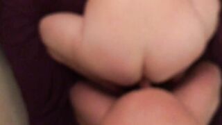 double penetration cum up the bum cream pie