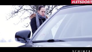 LETSDOEIT Beauty Girlfriend Blue Angel Tease And Rides bf Inside