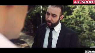 XXXShades - British Slut Tina Kay Double Penetrated by 2 Spanish Dudes - LETSDOEIT