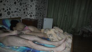 old cougar helped him cum and gave him fellatio and anal sex