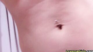 Hot Chick masturbating and having fun with toy