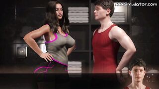 MILF & Young Boy Indecent Gym Desires