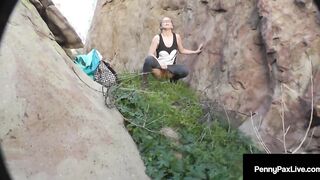 hot Turned On Hiker Penny Pax Vagina Boned Outdoors By Wild
