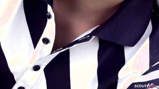 Professor and other Men talk Japanese Eighteen to Blowbang at Golf Lesson