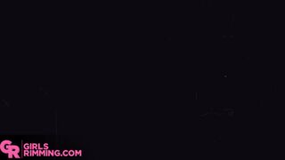 GIRLSRIMMING - Curvy teen Sara Diamante shows her rimming skills