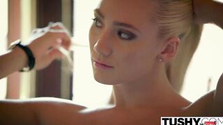 TUSHY Curvy AJ Applegate Punished By Her Boss