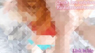 !!of promo!! HARD BONDAGE SESSION:WHIPPED WHILE DOING DISHES AND PILLORY