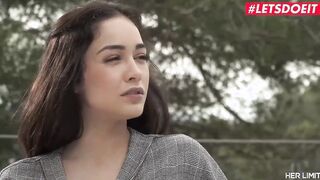 HERLIMIT - Hairy Snatch and Big Ass Ginebra Bellucci has the best Outdoors Anal Sex - LETSDOEIT
