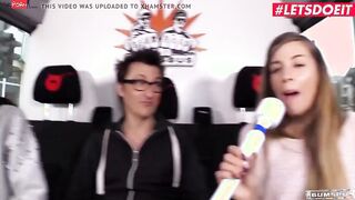 LETSDOEIT Silvia Dellai & Eveline Dellai 3way Fun With Daddy