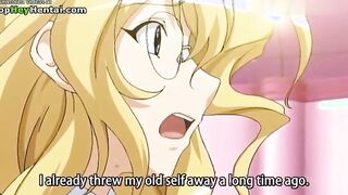 Hentai lady with massive tits gets creampie