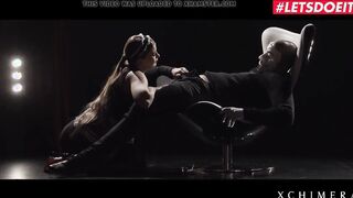 LETSDOEIT - Bae Gigantic Boobed Czech Maid Lucy Li Riding Masked