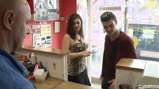 AmateurEuro - French MILF Julia Gomez 3way double penetration With Her