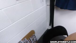 Milf with glasses fucked by the officer