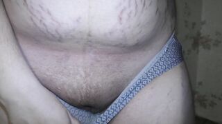 Bimbo wifey Milky Mari showing her BBW body and long lactating breasts for you, while her cuckold husband didnt view!