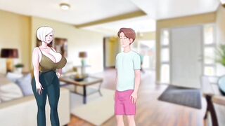 SexNote Cap 43 - mom with long boobs blows my penis