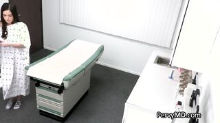 Busty patient sits on doctors hard dick