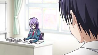 Hentai college babe with massive tits getting fucked