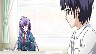 Hentai college babe with massive tits getting fucked