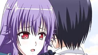 Hentai college babe with massive tits getting fucked