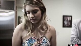 Dads best friend fucks his 19 year mature daughter inside the kitchen