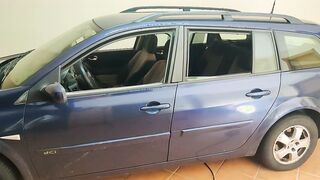 Freaky stepmom almost caught masturbating her stepson's friend vehicle