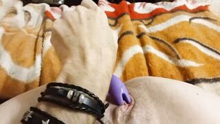Becky having a play with her dildo