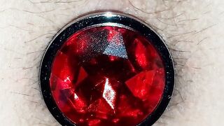 Ruby Red Plop Plop Plop out of my ass hole