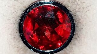Ruby Red Plop Plop Plop out of my ass hole