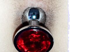 Ruby Red Plop Plop Plop out of my ass hole