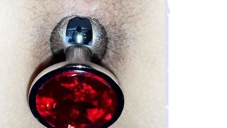 Ruby Red Plop Plop Plop out of my ass hole