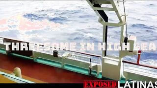 KOURTNEY LOVE THREE-WAY IN HIGH SEA
