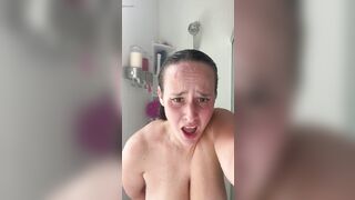 Fiance Ejaculates for me inside the shower