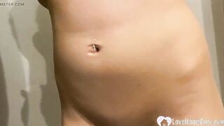 Curvy women proudly shows off her assets