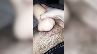 rubbing my ftm vagina together with a fleshlight