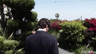 Blonde 18 Year Old Sindee Shay seduce mature Dude with Long Penis to Banged