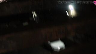 Classy Filth Pisses from the top steps of her Studio building!