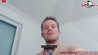 German dark hair skank with huge natural titted on a screwed date