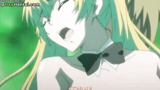 Hentai teen maid in stockings gets fucked