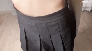 BG.ANAL.Adorable school girl and her tight sweet anal