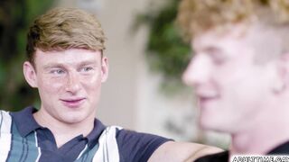 Twink Eric Charming blowjob his new neighbor Max Lorde