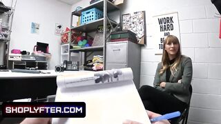 Cutie Big Tits Store Associate Lets The Security Guard Stretch Her Juicy