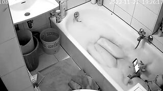 Caught inside the restroom